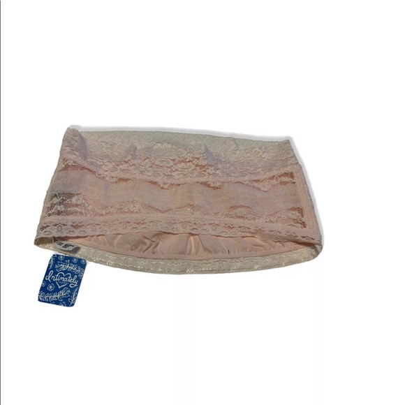 FREE PEOPLE  Large Bralette Lace Bandeau Soft Pink - Picture 7 of 9